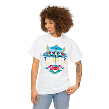 Load image into Gallery viewer, Tibetan Traditional Umbrella Printing Unisex Heavy Cotton Tee