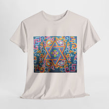 Load image into Gallery viewer, Tibetan traditional pattern printing T-shirt Unisex Heavy Cotton Tee