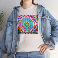 Load image into Gallery viewer, Tee Tibetan Traditional Circle Pattern Styles Unisex Heavy Cotton