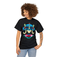 Load image into Gallery viewer, Tibetan Traditional Umbrella Printing Unisex Heavy Cotton Tee