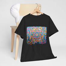 Load image into Gallery viewer, Tibetan traditional pattern printing T-shirt Unisex Heavy Cotton Tee