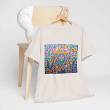 Load image into Gallery viewer, Tibetan traditional pattern printing T-shirt Unisex Heavy Cotton Tee