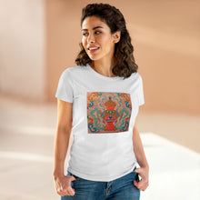 Load image into Gallery viewer, Tee Shirt Traditional Tibetan Treasure Bottle Women's Midweight Cotton