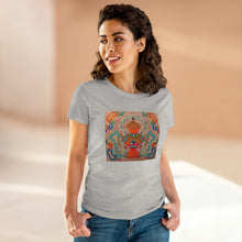 Load image into Gallery viewer, Tee Shirt Traditional Tibetan Treasure Bottle Women's Midweight Cotton