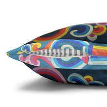 Load image into Gallery viewer, Tibetan Tradition Pattern Printing Spun Polyester Square Pillow Case
