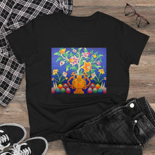 Load image into Gallery viewer, Tibetan Culture Bottle Flower T-shirt with Tibetan Totem design