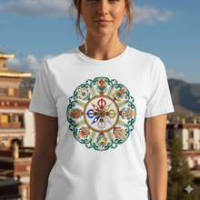 Load image into Gallery viewer, Tee Tibetan Traditional Eight Treasures Pattern Styles Unisex Heavy Cotton
