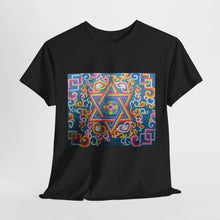 Load image into Gallery viewer, Tibetan traditional pattern printing T-shirt Unisex Heavy Cotton Tee