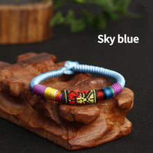 Load image into Gallery viewer, New Featured Handwoven Bracelet with Ethnic Style Embroidery Colorful Thread Bracelet for Men and Women