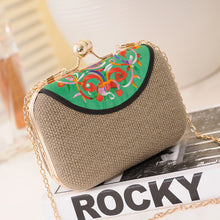 Load image into Gallery viewer, New Embroidered Women's Bag Ethnic Style One Shoulder Cross over Mobile Phone Bag Trend One Shoulder Cross over Small Bag