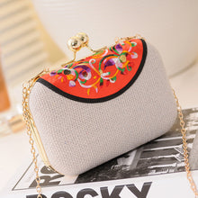 Load image into Gallery viewer, New Embroidered Women's Bag Ethnic Style One Shoulder Cross over Mobile Phone Bag Trend One Shoulder Cross over Small Bag