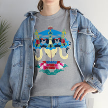 Load image into Gallery viewer, Tibetan Traditional Umbrella Printing Unisex Heavy Cotton Tee