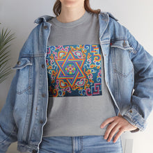 Load image into Gallery viewer, Tibetan traditional pattern printing T-shirt Unisex Heavy Cotton Tee