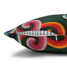 Load image into Gallery viewer, Tibetan Tradition Printing Spun Polyester Square Pillow Case