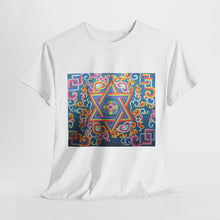 Load image into Gallery viewer, Tibetan traditional pattern printing T-shirt Unisex Heavy Cotton Tee