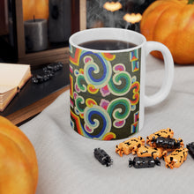 Load image into Gallery viewer, Tibetan Tradition Pattern Printing Ceramic Coffee Mug 11oz