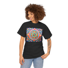 Load image into Gallery viewer, Tee Tibetan Traditional Circle Pattern Styles Unisex Heavy Cotton