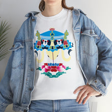 Load image into Gallery viewer, Tibetan Traditional Umbrella Printing Unisex Heavy Cotton Tee
