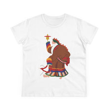 Load image into Gallery viewer, Tee Shirt Traditional Tibetan Costume Character Women's Midweight Cotton