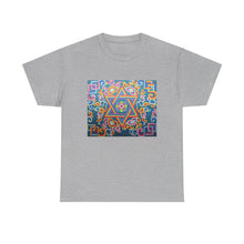 Load image into Gallery viewer, Tibetan traditional pattern printing T-shirt Unisex Heavy Cotton Tee