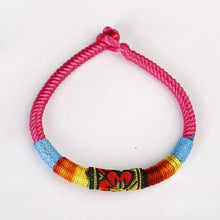 Load image into Gallery viewer, New Featured Handwoven Bracelet with Ethnic Style Embroidery Colorful Thread Bracelet for Men and Women