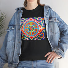 Load image into Gallery viewer, Tee Tibetan Traditional Circle Pattern Styles Unisex Heavy Cotton