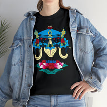 Load image into Gallery viewer, Tibetan Traditional Umbrella Printing Unisex Heavy Cotton Tee