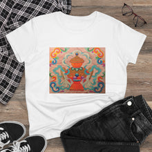 Load image into Gallery viewer, Tee Shirt Traditional Tibetan Treasure Bottle Women's Midweight Cotton