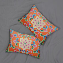 Load image into Gallery viewer, Tibetan Tradition Pattern Printing Spun Polyester Lumbar Pillow