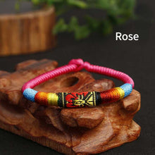Load image into Gallery viewer, New Featured Handwoven Bracelet with Ethnic Style Embroidery Colorful Thread Bracelet for Men and Women