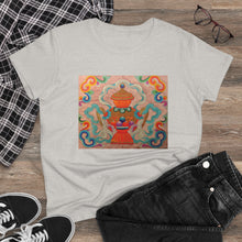 Load image into Gallery viewer, Tee Shirt Traditional Tibetan Treasure Bottle Women's Midweight Cotton