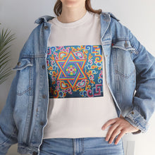 Load image into Gallery viewer, Tibetan traditional pattern printing T-shirt Unisex Heavy Cotton Tee