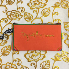 Load image into Gallery viewer, Tibetan Embroidered Canvas Wallet Large Capacity Double Layer Handheld Bag Card Bag Phone Bag Zipper Integrated Bag