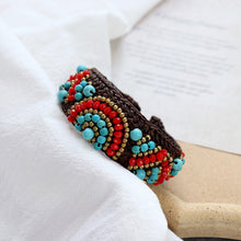 Load image into Gallery viewer, Handmade Bohemian Ethnic Style Bracelet Woven Natural Stone Retro Personalized Tibetan Bracelet Accessories