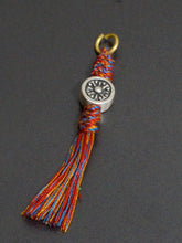 Load image into Gallery viewer, 925 Sterling Silver Cotton Tassel Hanging Accessories Cotton Rope Tibetan Hanging Accessories