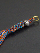 Load image into Gallery viewer, 925 Sterling Silver Cotton Tassel Hanging Accessories Cotton Rope Tibetan Hanging Accessories