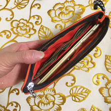 Load image into Gallery viewer, Tibetan Embroidered Canvas Wallet Large Capacity Double Layer Handheld Bag Card Bag Phone Bag Zipper Integrated Bag
