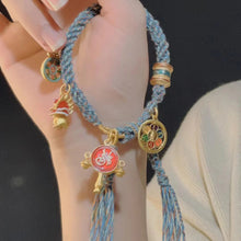 Load image into Gallery viewer, Tibetan Thangka Woven Hand Rope Ethnic Style Lucky Hand Strand Light Luxury Small and Exquisite Retro Women's Bracelet