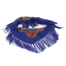 Load image into Gallery viewer, Retro Printed Scarf Winter Boho Shawl Autumn And Winter Warm Cotton Russian Women'S Shawl Ethnic Style Tassel Scarf Shawl 1pc