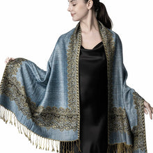 Load image into Gallery viewer, Luxury Brand Autumn Cashmere Pashmina Shawl Lady Wrap Warm Winter Scarves Design Print Female Foulard Cotton Stoles Scarf 2023
