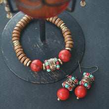Load image into Gallery viewer, Retro Turquoise Ethnic Nepalese Handmade Bracelets, Personalized Women's Artistic Gifts