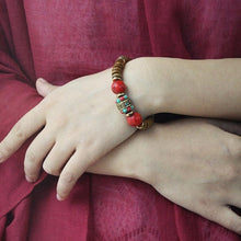 Load image into Gallery viewer, Retro Turquoise Ethnic Nepalese Handmade Bracelets, Personalized Women's Artistic Gifts