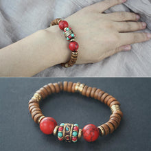 Load image into Gallery viewer, Retro Turquoise Ethnic Nepalese Handmade Bracelets, Personalized Women's Artistic Gifts