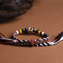 Load image into Gallery viewer, Tibetan Handwoven Bracelet Hand Rope Cultural and Fashionable Simple Buddha Bead Bracelet