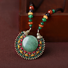 Load image into Gallery viewer, Retro Original National Style Short Necklace Classical Clavicle Chain Handmade Jewelry Women's Jewelry Accessories Summer