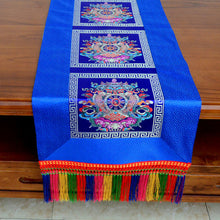 Load image into Gallery viewer, Tibetan-style folk tablecloth retro long table tea tablecloth Buddha hall decoration