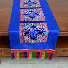 Load image into Gallery viewer, Tibetan-style folk tablecloth retro long table tea tablecloth Buddha hall decoration
