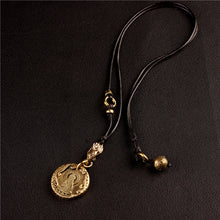 Load image into Gallery viewer, Original Nepal Tibet retro national style brass Buddha's 10-phase free personality necklace pendant for men and women