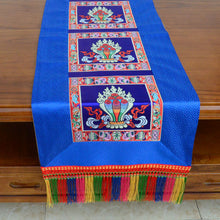 Load image into Gallery viewer, Tibetan-style folk tablecloth retro long table tea tablecloth Buddha hall decoration