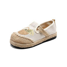 Load image into Gallery viewer, New Embroidered Shoes Flat-heeled and Low-top Embroidered Shallow-mouthed Shoes Ethnic Style Cloth Shoes